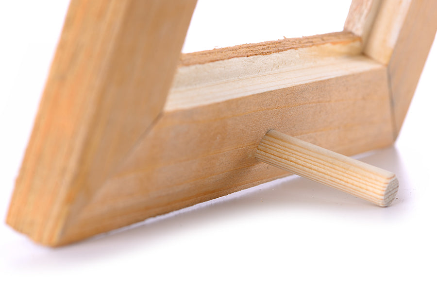 Altholzrahmen Sommerstein - handgemachter Bilderrahmen aus Altholz