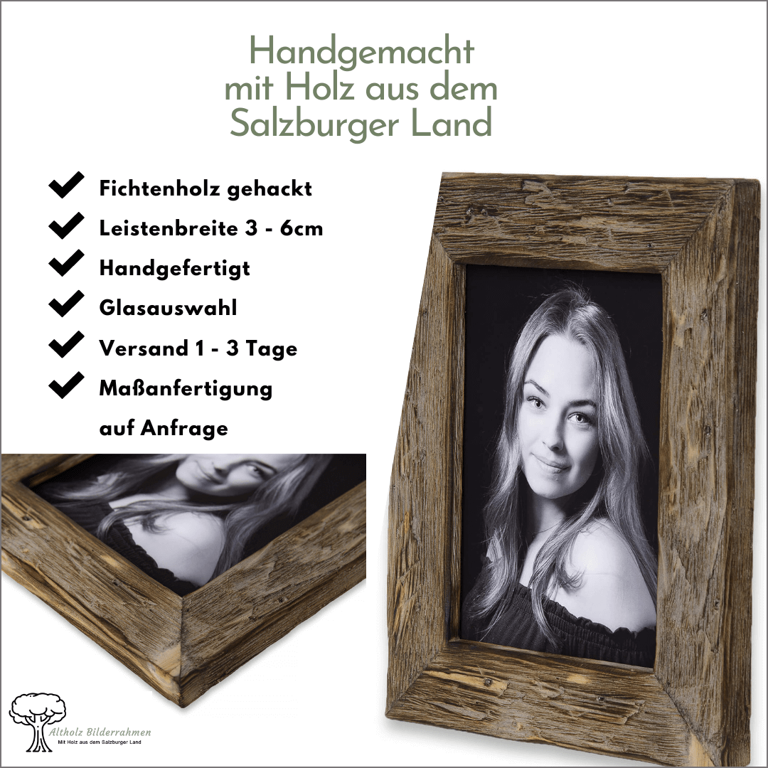 Altholzrahmen Pernerwinkel - handgemachter Bilderrahmen aus Altholz