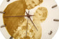 Wanduhr aus Holz mit Bild und 3D Ziffernblatt Lasergraviert - Altholz Bilderrahmen - Lasergravur Geschenkideen